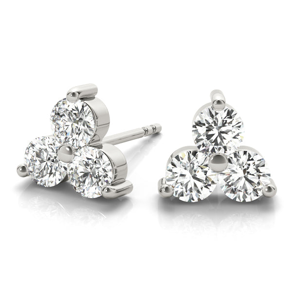 Wedge Diamond Earrings