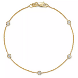 LE Classic Diamond Station Bracelet