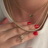 Little Cross Diamond Necklace