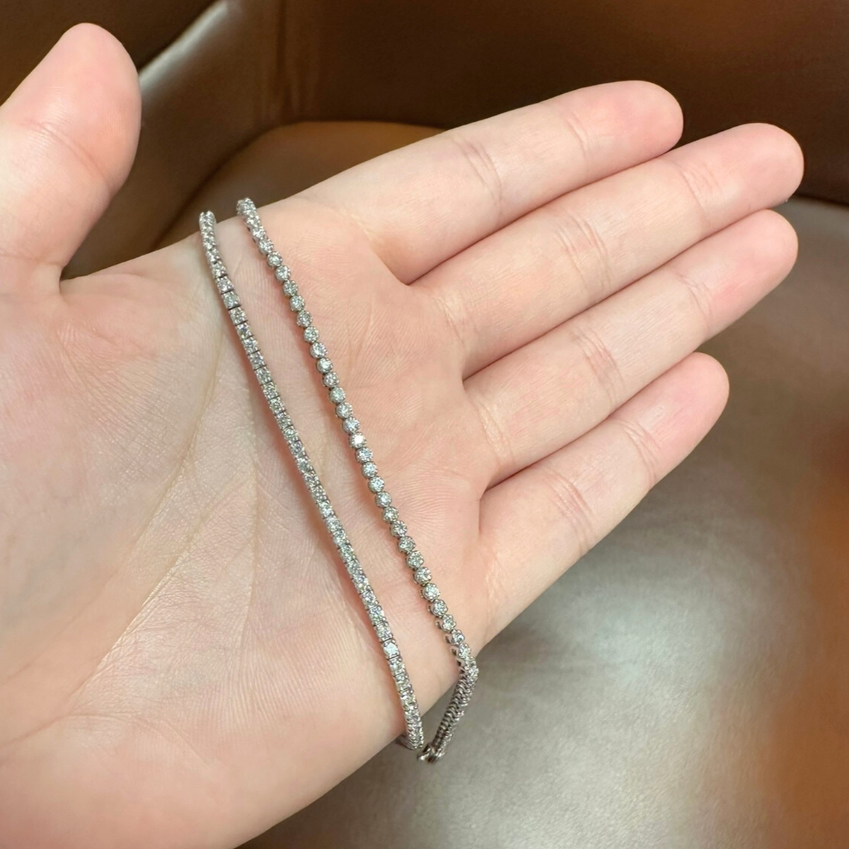 The Mini LE Diamond Tennis Necklace