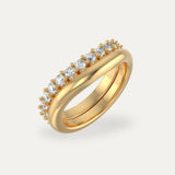 Pinky Promise Diamond Ring Set