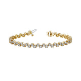 Lively Diamonds Tennis Bracelet
