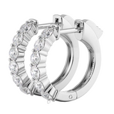 Large Diamond Huggies