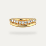 Pinky Promise Diamond Ring Set