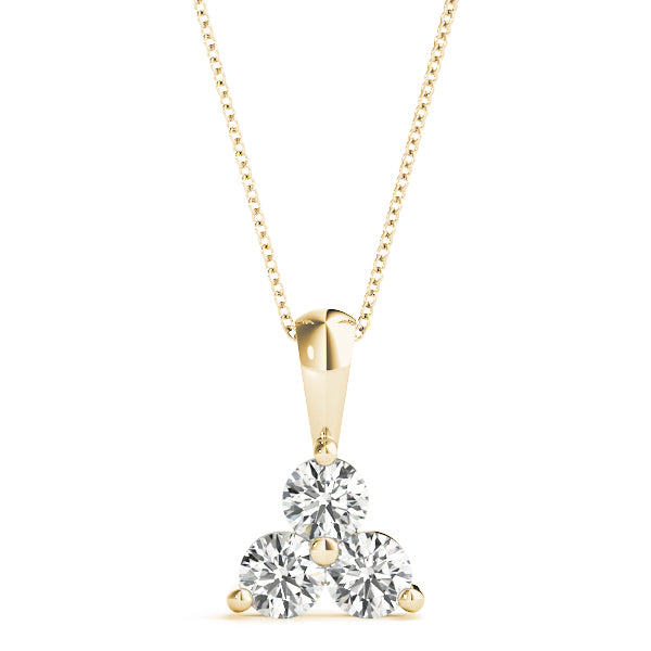 Wedge Diamond Necklace