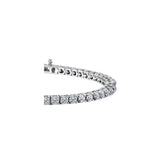 Line Diamond Tennis Bracelet