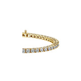 Line Diamond Tennis Bracelet