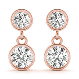 Rush Bezel Diamond Earrings