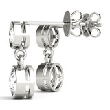 Rush Bezel Diamond Earrings