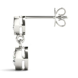 Rush Bezel Diamond Earrings