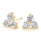 Wedge Diamond Earrings
