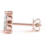 Wedge Diamond Earrings