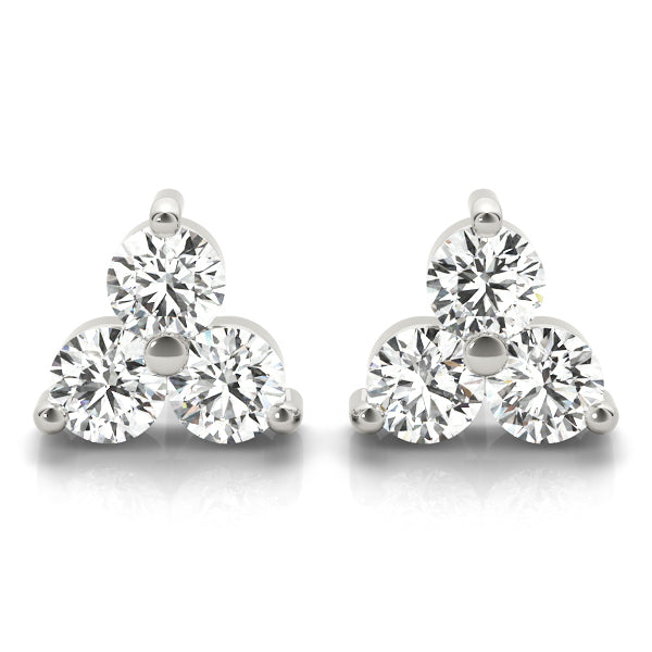 Wedge Diamond Earrings