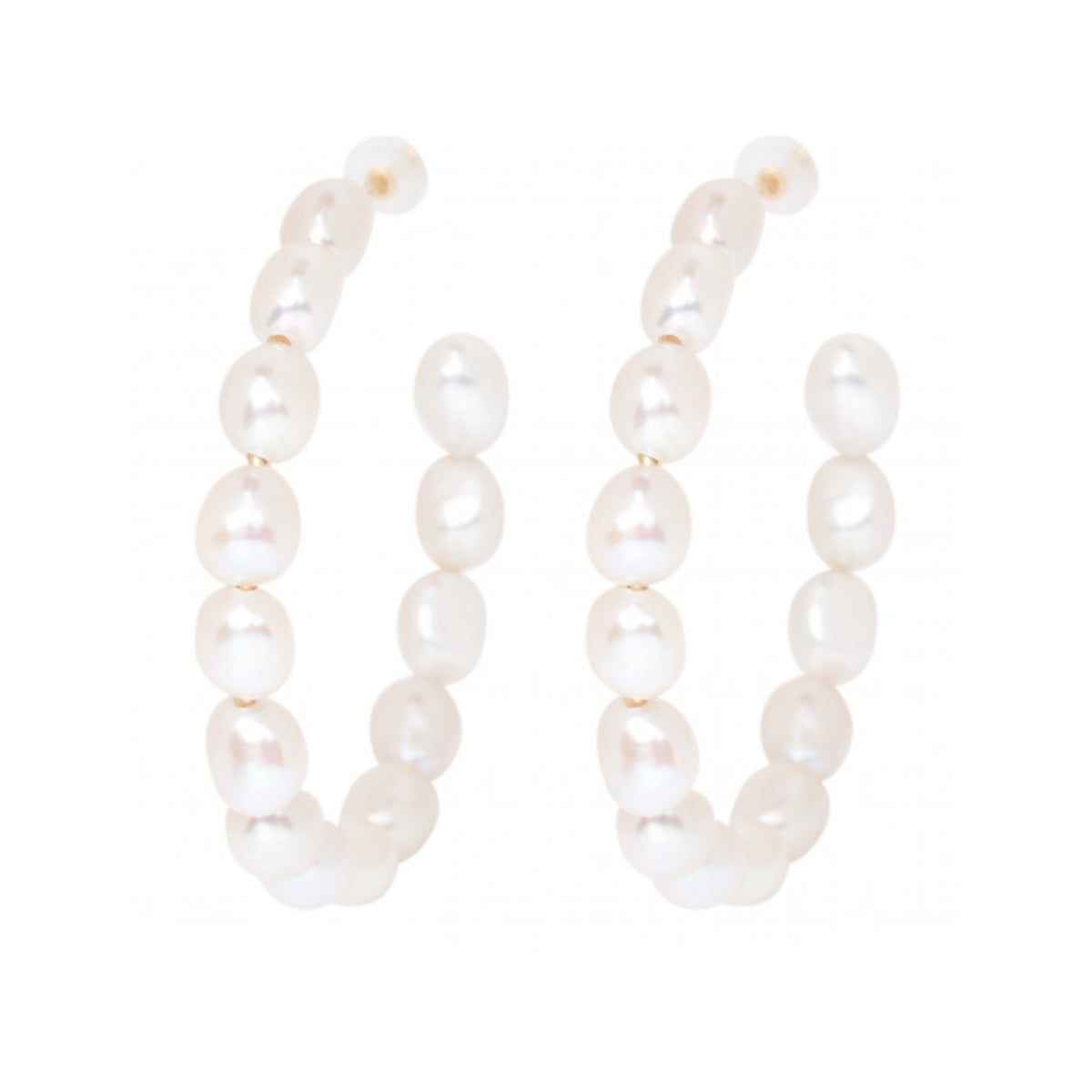 Pearl Party Hoops