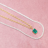 The Mini LE Diamond Tennis Necklace