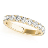 French Pavé Diamond Eternity Band