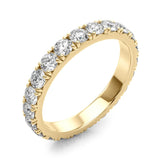 French Pavé Diamond Eternity Band