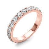 French Pavé Diamond Eternity Band
