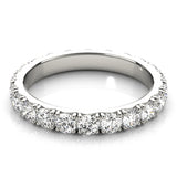 French Pavé Diamond Eternity Band