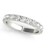 French Pavé Diamond Eternity Band
