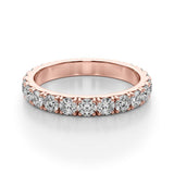 French Pavé Diamond Eternity Band