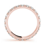 French Pavé Diamond Eternity Band