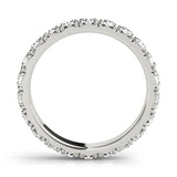 French Pavé Diamond Eternity Band