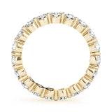 Sculpted Diamond Eternity Band