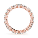 Sculpted Diamond Eternity Band