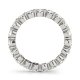 Sculpted Diamond Eternity Band