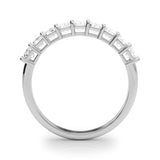 Emeralds Diamond Half Eternity Band