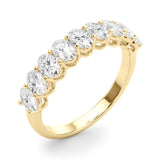 Ovals Diamond Half Eternity Band