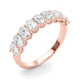 Ovals Diamond Half Eternity Band