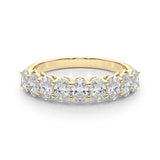 Ovals Diamond Half Eternity Band