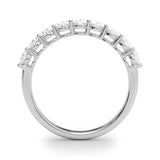 Ovals Diamond Half Eternity Band