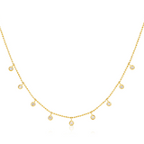 Diamond 'Fairy Lights' Chain Necklace