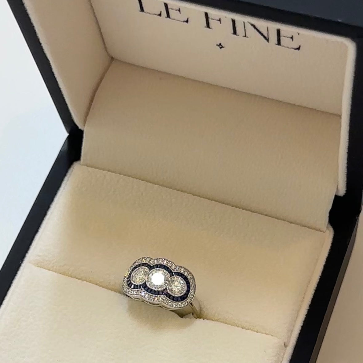 Future Heirloom Sapphire and Diamond Ring
