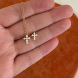 Little Cross Diamond Necklace