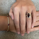 Jewel Toned Diamond Tennis Bracelet