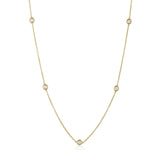 LE Classic Diamond Station Necklace