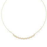 Lively Diamond Bezel Bar Necklace
