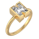 A to Z Diamond Letter Ring
