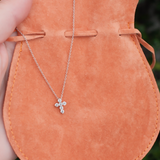 Little Cross Diamond Necklace