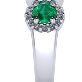 Elizabeth Emerald and Diamond Band