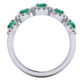 Elizabeth Emerald and Diamond Band