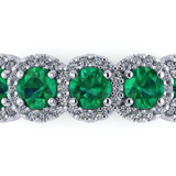 Elizabeth Emerald and Diamond Band