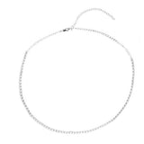 Crown Diamond Tennis Choker Necklace