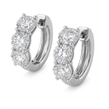 Oversized Diamond Huggies