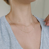 LE Classic Diamond Station Necklace